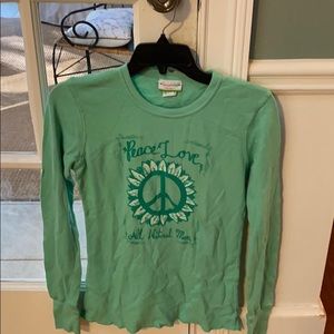 Peace love all natural mom, long sleeve thermal